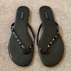 WHBM Black Sandals Size 10M